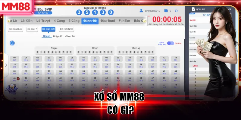 Xổ Số MM88 – Sân Chơi May Mắn Thưởng Lớn Mỗi Ngày 5 Xổ số MM88 có gì?